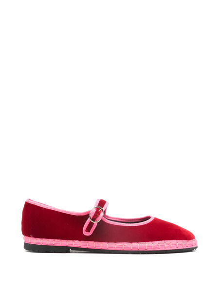  Flabelus Aurelie Ballet Flats - Red 