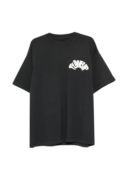  Flâneur Logo-graphic T-shirt - Black 