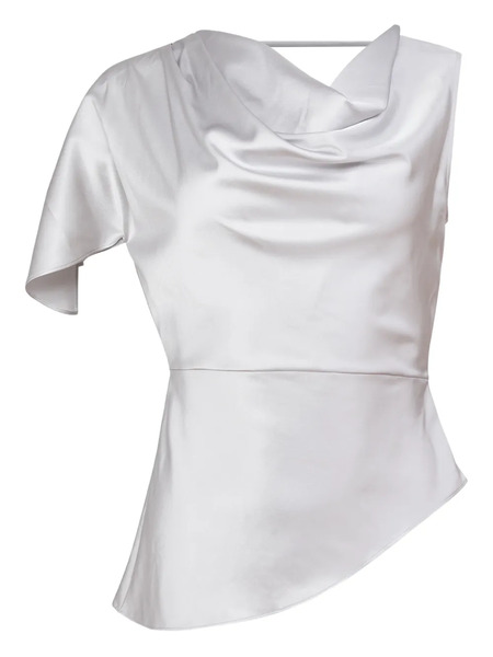  Fleur Du Mal Asymmetrical Top - Grey 