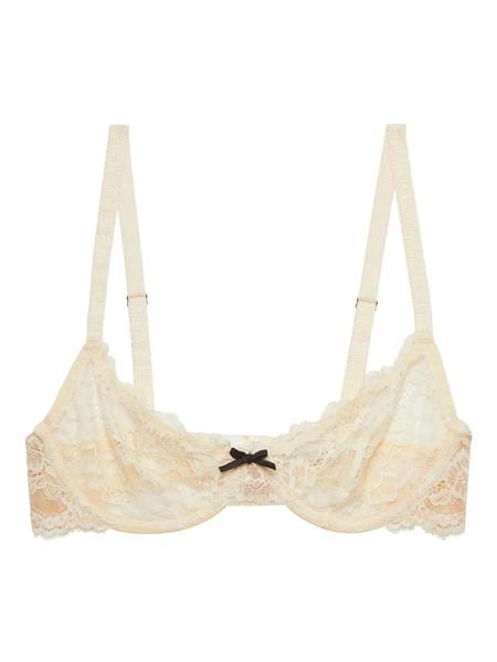  Fleur Du Mal Bianca Balconette Bra - Neutrals 