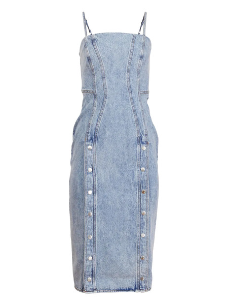  Fleur Du Mal Denim Dress - Blue 