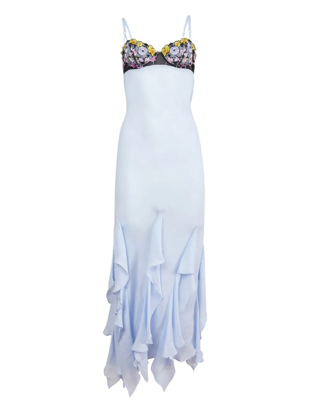  Fleur Du Mal Eden Dress - Blue 