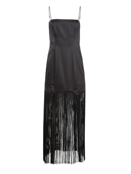  Fleur Du Mal Fringe Maxi Dress - Black 
