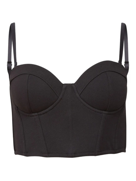  Fleur Du Mal Hamptons Bustier Top - Black 