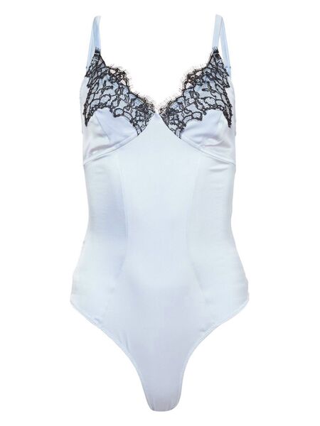  Fleur Du Mal Iris Lace Bodysuit - Pink 