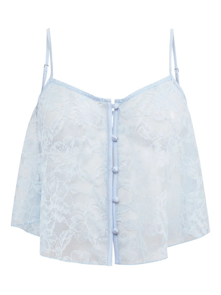  Fleur Du Mal Jasmine Tank Top - Blue 