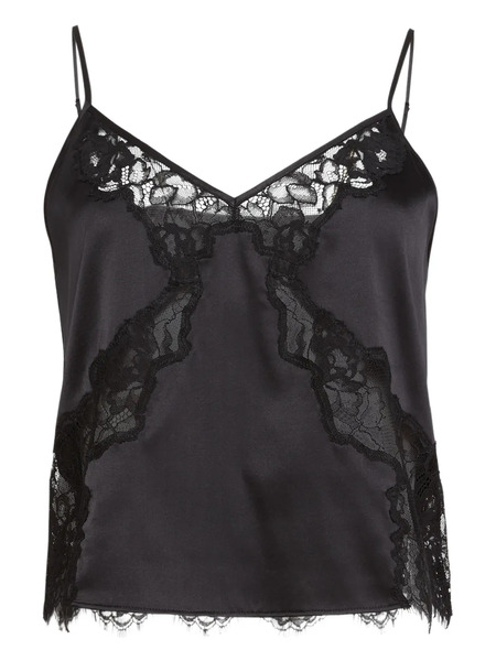  Fleur Du Mal Juliet Lace Top - Black 