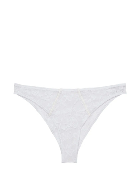  Fleur Du Mal Le Stretch Cheeky Briefs - White 