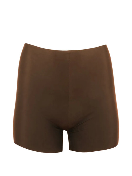  Fleur Du Mal Le Stretch Micro Seam-free Shorts - Brown 