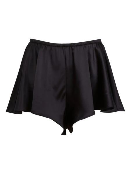  Fleur Du Mal Luxe Flutter Shorts - Black 