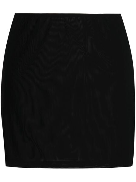  Fleur Du Mal Mesh Mini Skirt - Black 