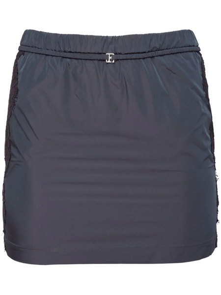  Fleur Du Mal Nylon Mini Skirt - Black 