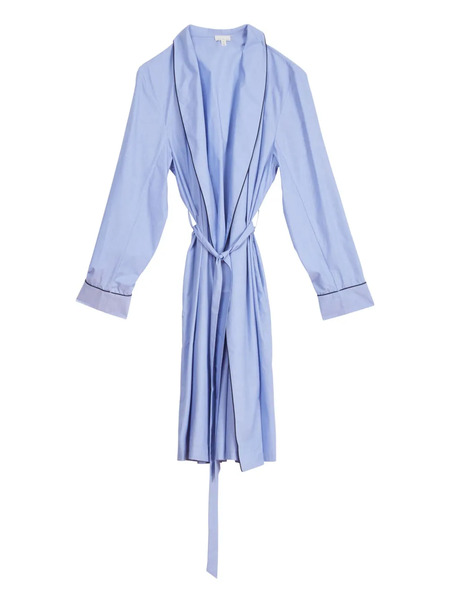 Fleur Du Mal Poplin Robe - Blue 