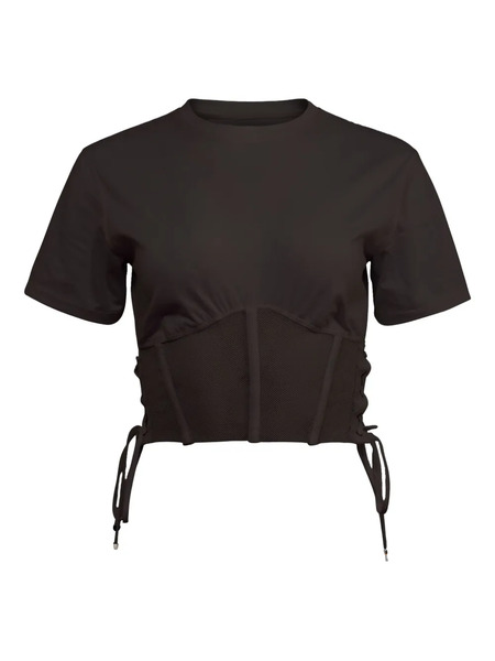  Fleur Du Mal Sabrina T-shirt - Brown 