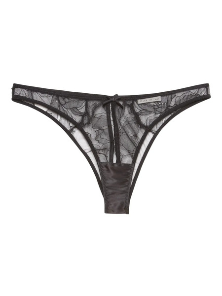  Fleur Du Mal Sophia Briefs - Black 