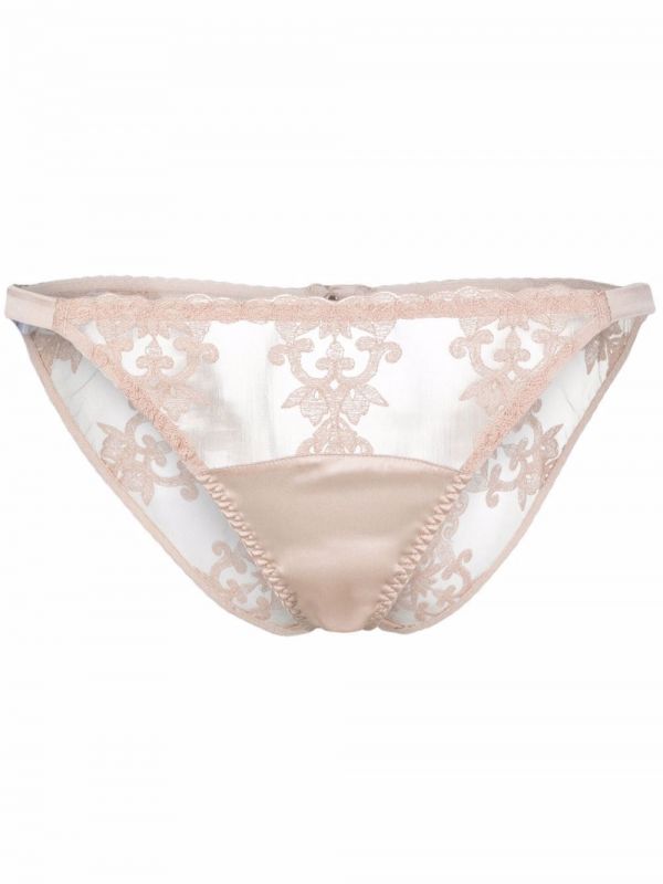  Fleur Of England Dajlia Ouvert Briefs - Neutrals 