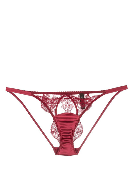  Fleur Of England Gisele Ouvert Briefs - Red 