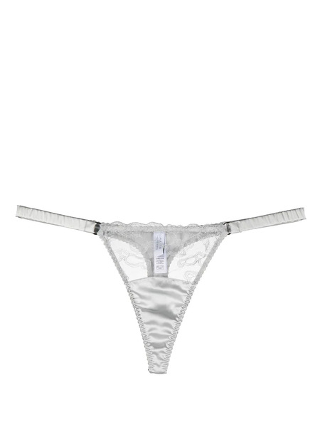  Fleur Of England Sigrid Lace Thong - Grey 