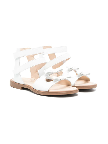  Florens Bow-detailed Sandals - White 