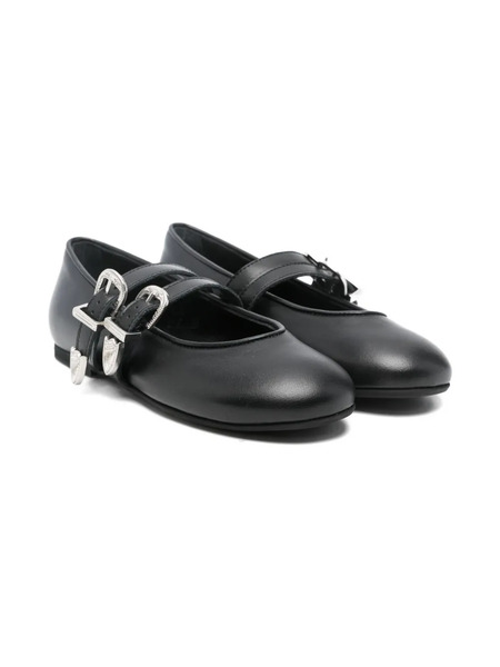  Florens Buckle-strap Ballerinas - Black 