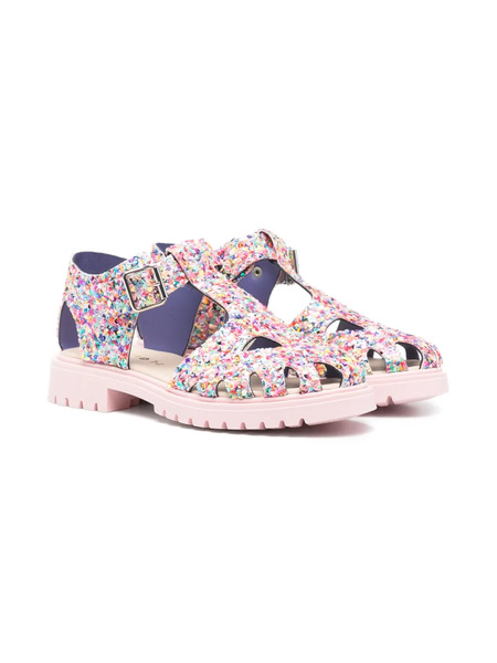  Florens Glitter-embellished Sandals - Pink 