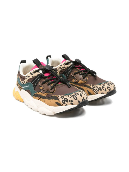  Flower Mountain Kids Yamano 3 Sneakers - Brown 