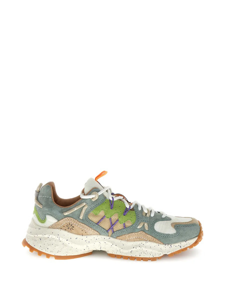  Flower Mountain Nubuck Leather Sneakers - Blue 