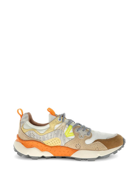  Flower Mountain Nubuck Leather Sneakers - Neutrals 