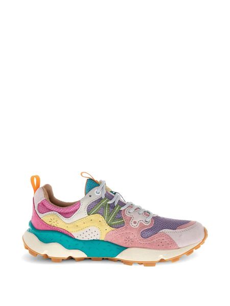  Flower Mountain Nubuck Leather Sneakers - Purple 