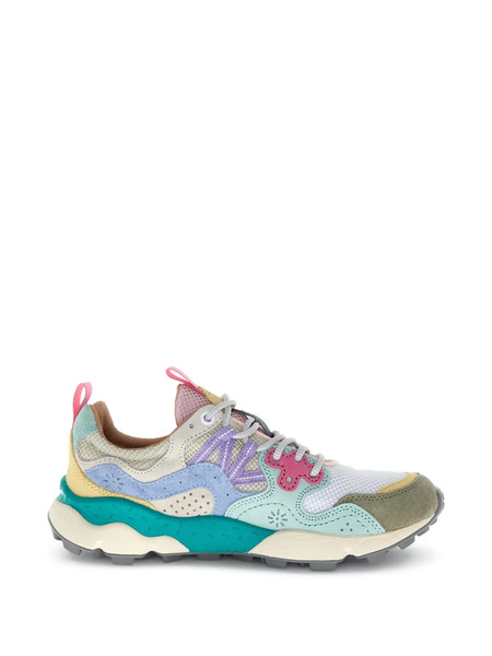  Flower Mountain Nubuck Leather Sneakers - White 