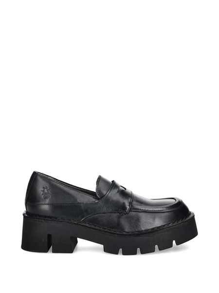  Fly London Lug-sole Loafers - Black 