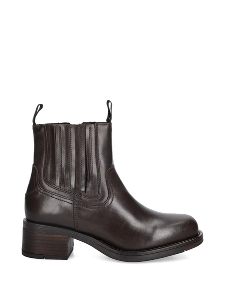  Fly London Pull-tab Side-zip Boots - Brown 