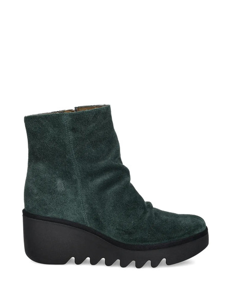  Fly London Side-zip Ankle Boots - Green 
