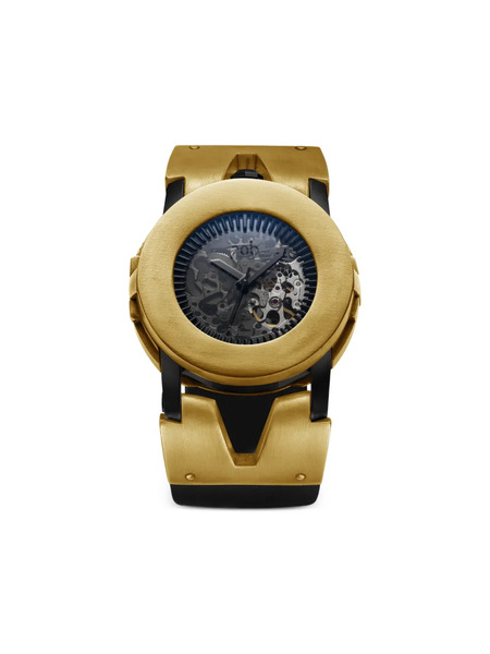  Fob Paris Skeleton 41mm Watch - Black 