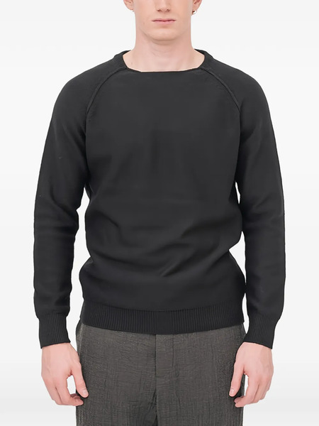  Forme D'expression Crew-neck Sweater - Black 