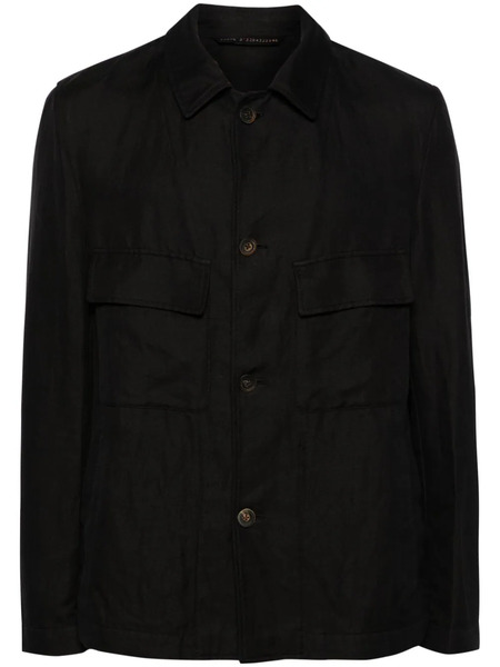  Forme D'expression Postman Gabardine Jacket - Black 