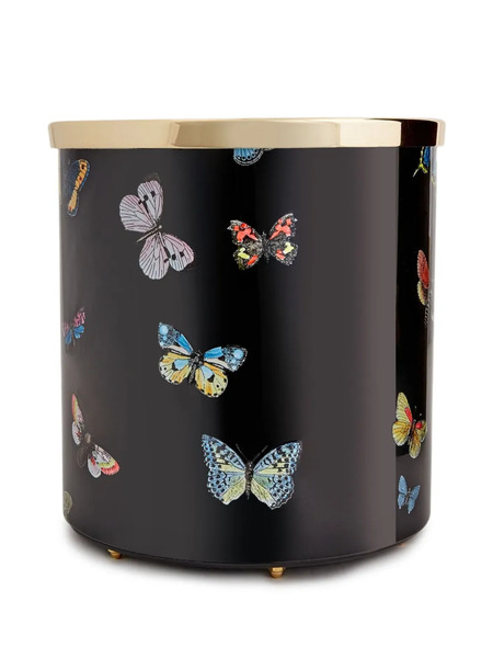  Fornasetti Butterfly-print Paper Basket - Black 