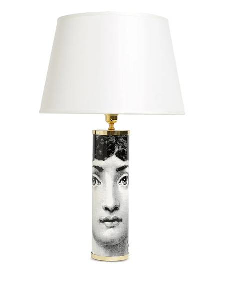  Fornasetti Cylindrical Lamp Base - Black 