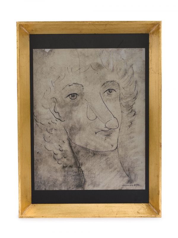  Fornasetti Erotic Painting - Gold 