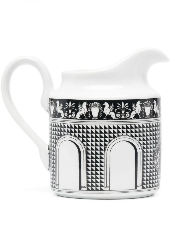  Fornasetti Facciata Quattrocentesca Milk Jug - White 