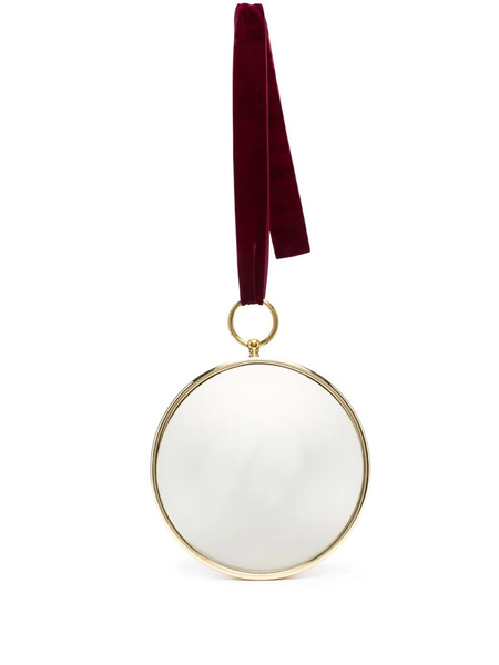 Fornasetti Magic Velvet-ribbon Convex Mirror - Gold 