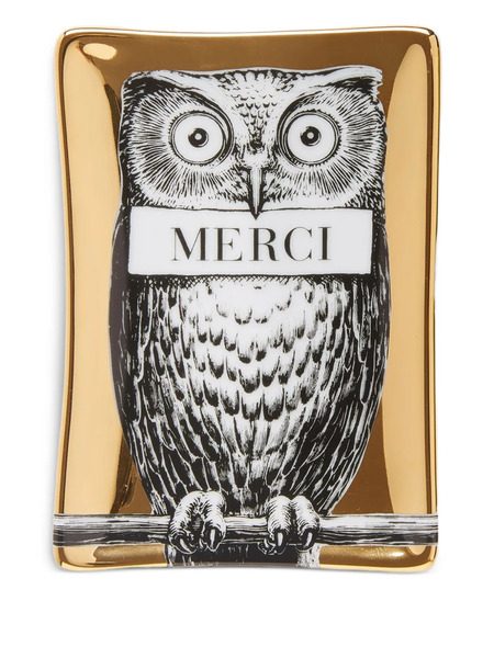 Fornasetti Merci Ashtray - Yellow 