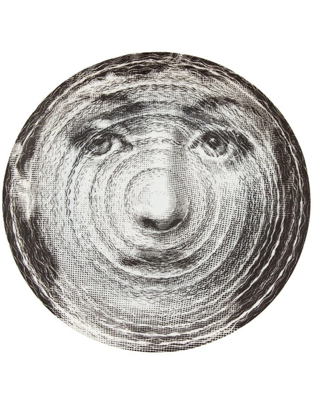  Fornasetti Plate - Grey 