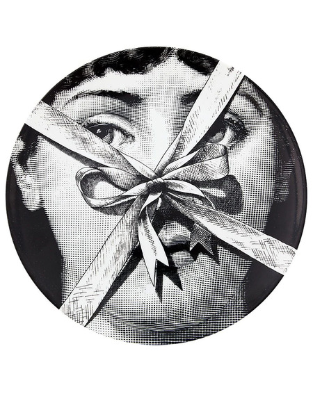  Fornasetti Plate - White 