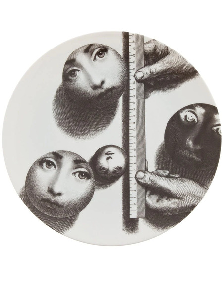  Fornasetti Plate - White 