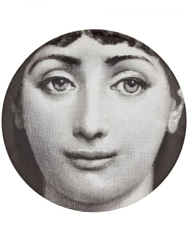  Fornasetti Plate - White 