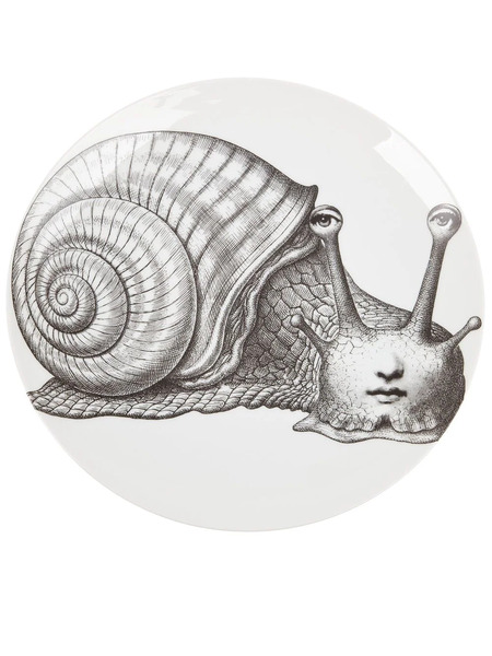  Fornasetti Plate - White 
