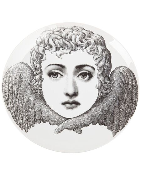  Fornasetti Plate - White 