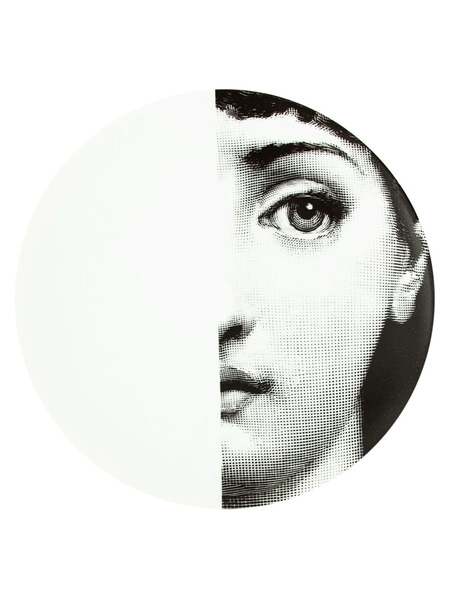  Fornasetti Fornasetti Printed Plate - White 