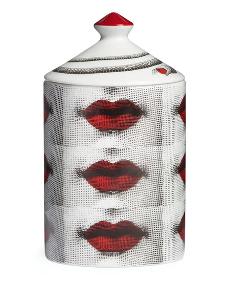  Fornasetti Se Poi Bocche Decor frutto Proibito Candle (310g) - White 